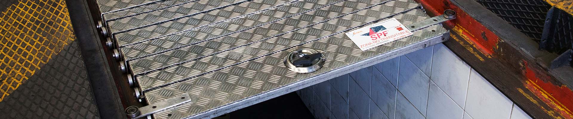  SPF SYSTEM EL MEJOR SISTEMA DE PROTECCIÓN PARA FOSOS DE MECÁNICOS PARA LAS CAIDAS A DISTINTO NIVEL